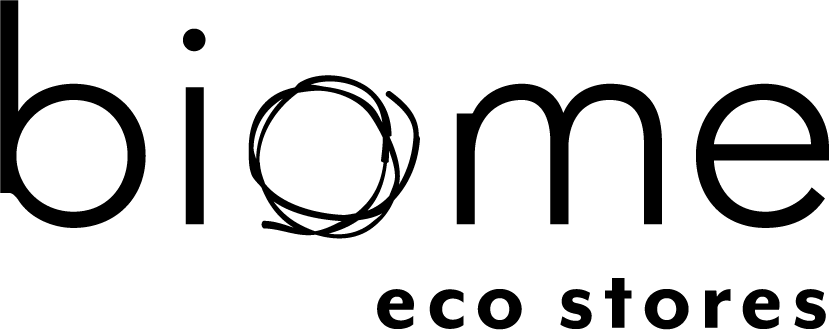 biome eco stores logo on white background