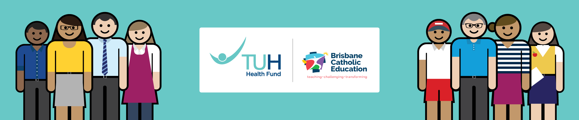 TUH health fund and Brisbane Catholic Education promotion