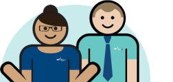 Female and male TUH staff avatar
