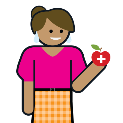 Avatar holding apple 400x400.png