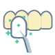 inlays and onlays icon on white background