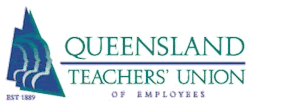 queensland teachers' union logo on white background